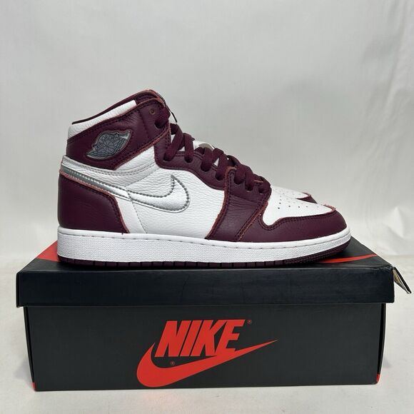 Nike Shoes Air Jordan 1 Retro High OG GS “Bordeaux” 2024 - Picture 3 of 8